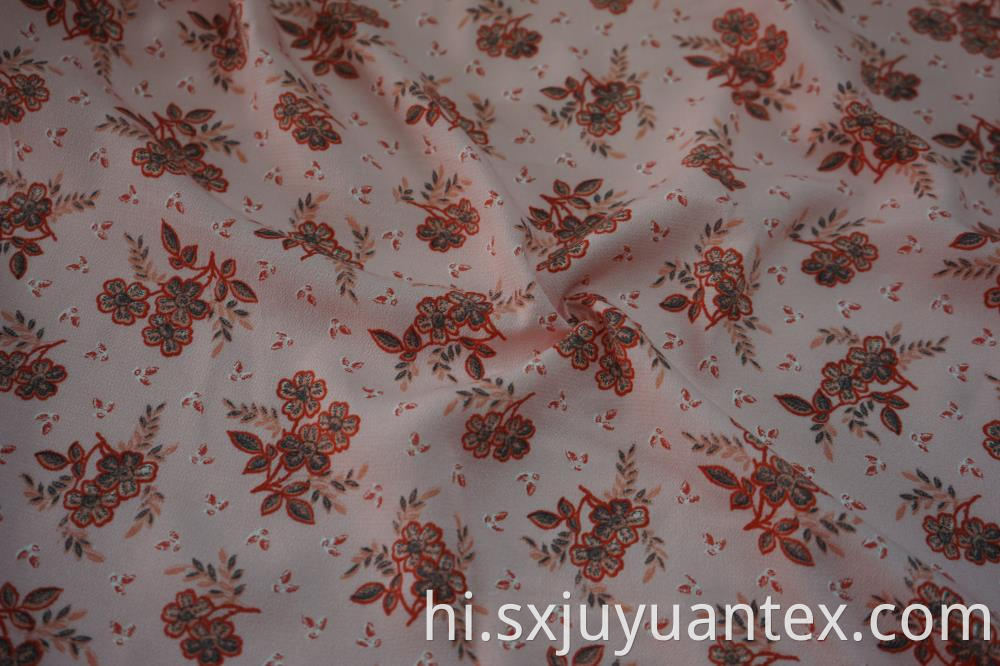 100% Viscose Crepe Print Fabric